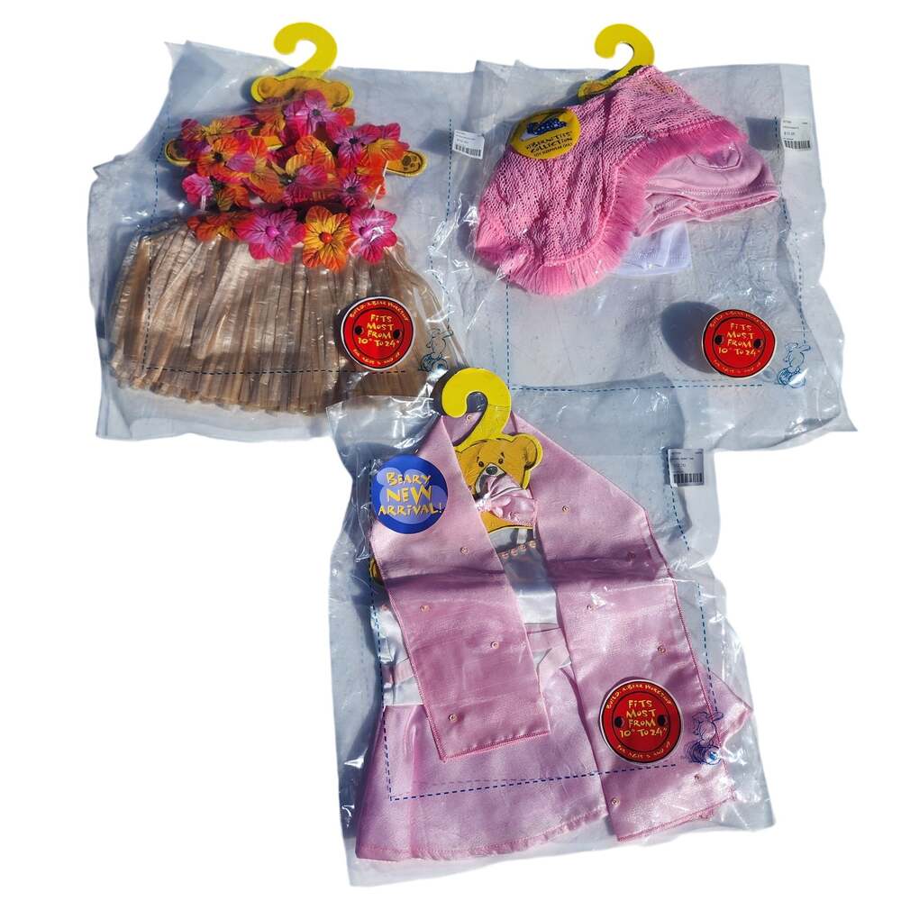 Build A Bear Dresses Outfits NEW in package Prom Dress Chicks Rule PJ